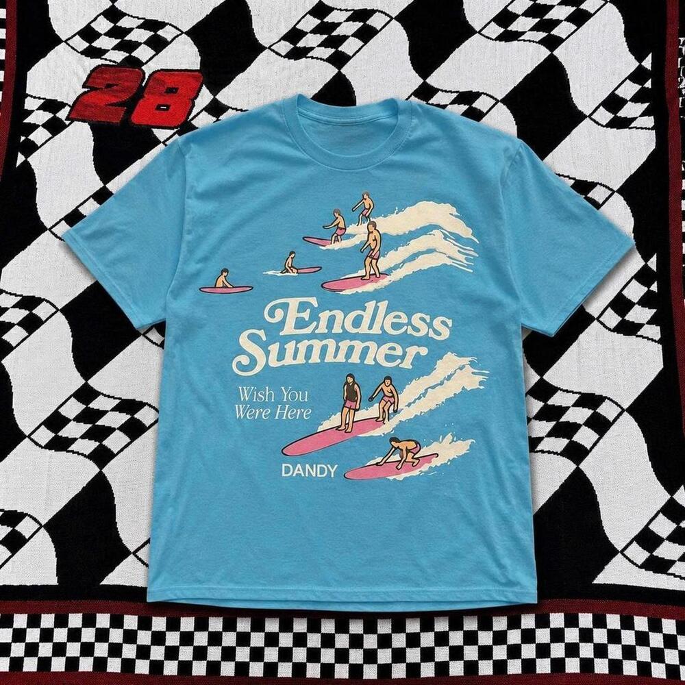 Blue Dandy Endless Summer Tee In Blue